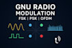implement digital modulation schemes in gnu radio