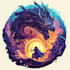 design unique fantasy character logo