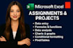 assist you in excel assignment, data analysis, vba, pivot tables and formatting
