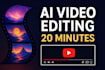 create and edit 20 minute cinematic videos using ai generated images