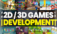 develop and design professional 2d, 3d, VR, and multiplayer video games in unity