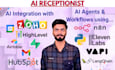 ai receptionist, ai agent, ai voice agent using vapi ai, n8n ai agent,elevenlabs
