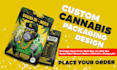 design premium cannabis, weed pouch, mylar bag, cbd label and box packaging