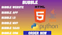 create bubble app bubble website bubble CRM as bubble developer