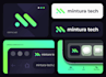design modern startup tech, crypto, web3, saas, tech, fintech, ai