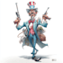 do a political cartoon art
