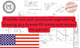 licensed architect structural engineering pe stamp connecticut delaware idaho