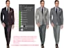 do a bespoke custom PSD suit mockup to apply your fabrics