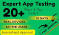 provide 12 play console testers in 14 days