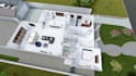create and render 3d floor plan with furniture