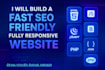 build a fast SEO friendly fully responsive website