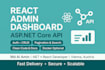 build a modern admin dashboard in react js with asp net core backend