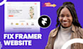 fix framer website design framer cms framer forms framer ecommerce framer seo