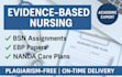 deliver evidence based practice, nursing care plans and bsn