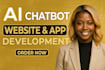 develop ai apps, ai websites, ai saas apps, and ai chatbots