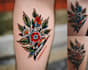 draw you a design with traditional tattoo style