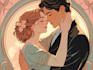 make romantic book cover design