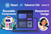 build reusable tailwind react components with shadcn UI