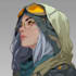 do a sci fi character illustration oc fantasy character art
