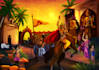 create indian art and hindu motifs