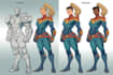 draw superhero character for you