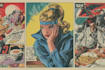 draw a retro vintage comic illustration
