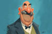 draw artistic cartoon caricatures