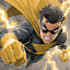 make a comic book superhero illustration