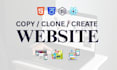 copy, clone, or redesign any website