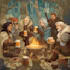 draw your dnd group party illustration