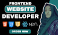 build, rebuild website development as frontend developer