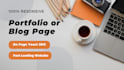 build portfolio or blog wordpress website with SEO and fast loading
