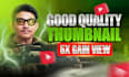 design gaming thumbnail to boosting view