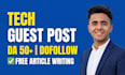 publish high da tech guest posts on google news technology blogs