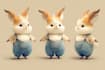 illustrate animals in a cute cartoon style