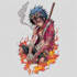 make comic cartoon anime tattoo design