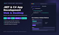 build asp dot net web and wpf desktop apps in c sharp
