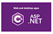 build asp dot net web and winforms desktop apps in c sharp