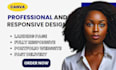 design canva website design canva landing page website design website redesign