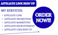 do affiliate link sign up, referral promotion affiliate recruitment