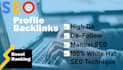 do profile backlink building on high da sites
