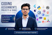 do coding assignment, projects and tasks in c, cpp, java, python, r, csharp, go