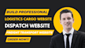 build logistics trucking cargo website freight broker dispatch website