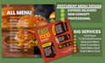 create an eye catching restaurant menu, flyer or brochure