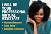 be your virtual assistant HR data entry, business analytics,