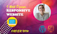 make a unique professional website for you