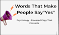 write persuasive copy that drives sales