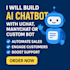 develop ai chatbot for whatsapp, telegram, website