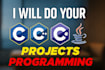 do c language, c programming, java assignment and programming tasks