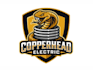 design luxury copperhead snake logo